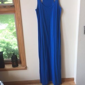 BLUE TANK DRESS